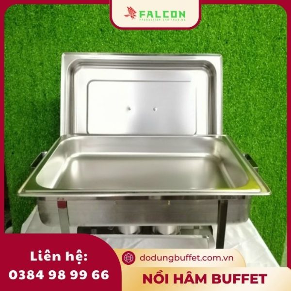 Nồi hâm buffet chữ nhật 1 ngăn