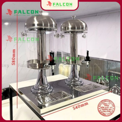 bình đựng nước trái cây 2 ngăn