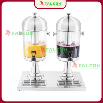 bình đựng nước, dung dịch trái cây 2 ngăn