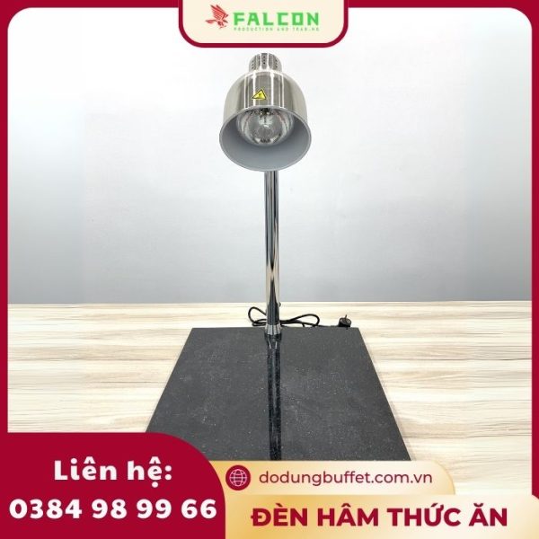 Đèn hâm thức ăn bàn đá 1 bóng