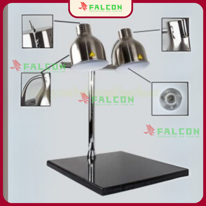 đèn hâm 2 bóng cao cấp bàn đá