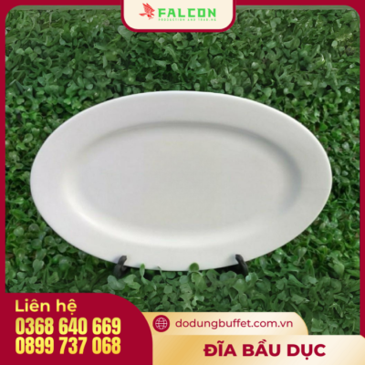 Đĩa bầu dục / xoài oval 12"