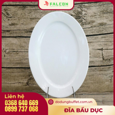 Đĩa bầu dục / xoài oval 9"