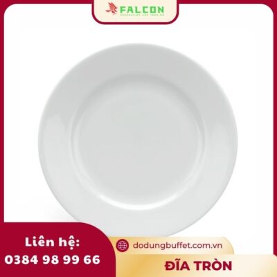 Đĩa tròn cạn / sâu 6"