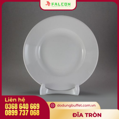 Đĩa tròn cạn / sâu 7"