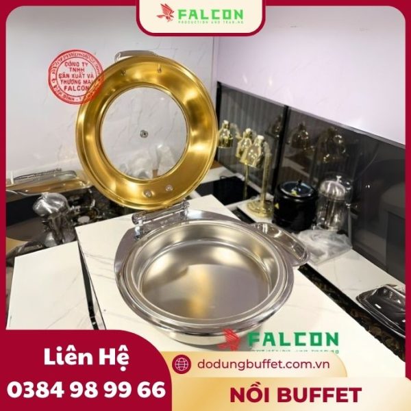 NỒI BUFFET TRÒN DÙNG CHO BẾP TỪ