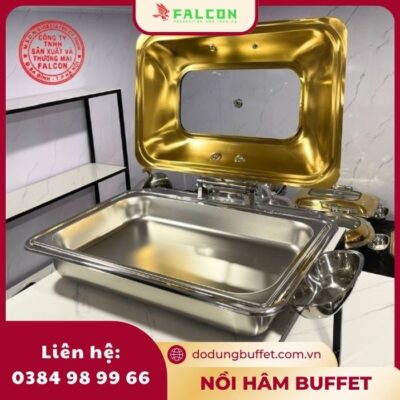 NỒI HÂM BUFFET CHỮ NHẬT KHUNG CHÂN RỜI
