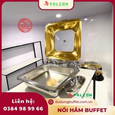 NỒI HÂM BUFFET VUÔNG KHUNG CHÂN RỜI