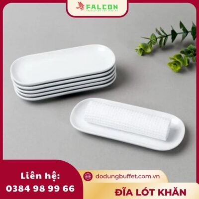 Đĩa lót khăn – chữ nhật 4"