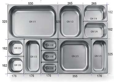 Khay đựng thực phẩm inox