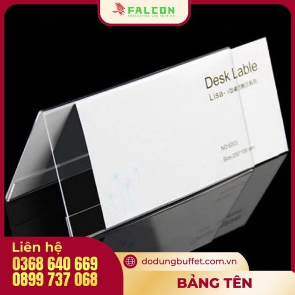 Bảng tên món ăn buffet - meca chữ A