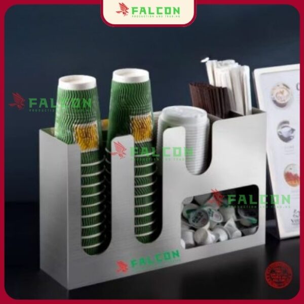 Giá kệ đựng cốc giấy - tăm đường