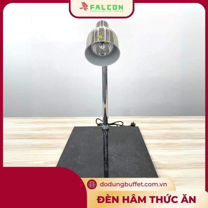 Đèn hâm nóng thức ăn bàn đá - 1 bóng
