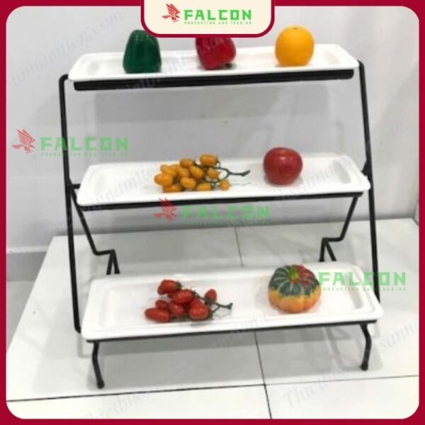 Khay kệ đựng bánh 3 tầng