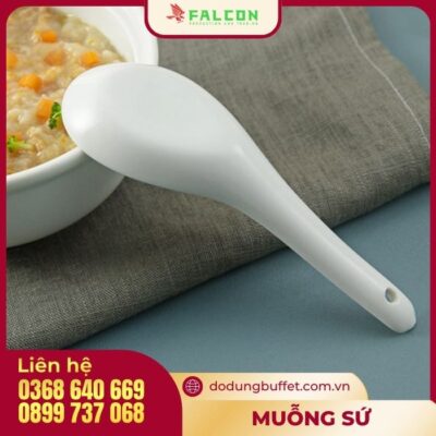 Muỗng sứ / thìa soup sứ