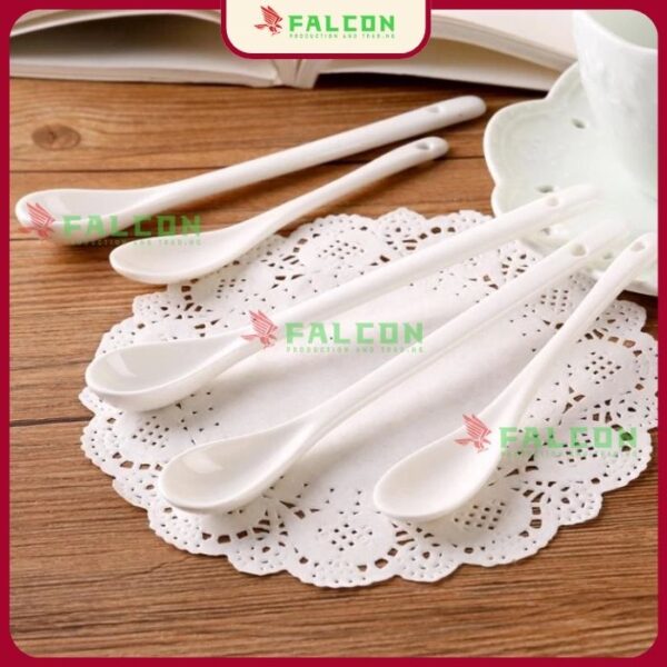 Muỗng sứ nhỏ/ thìa xúc gia vị- cafe sứ