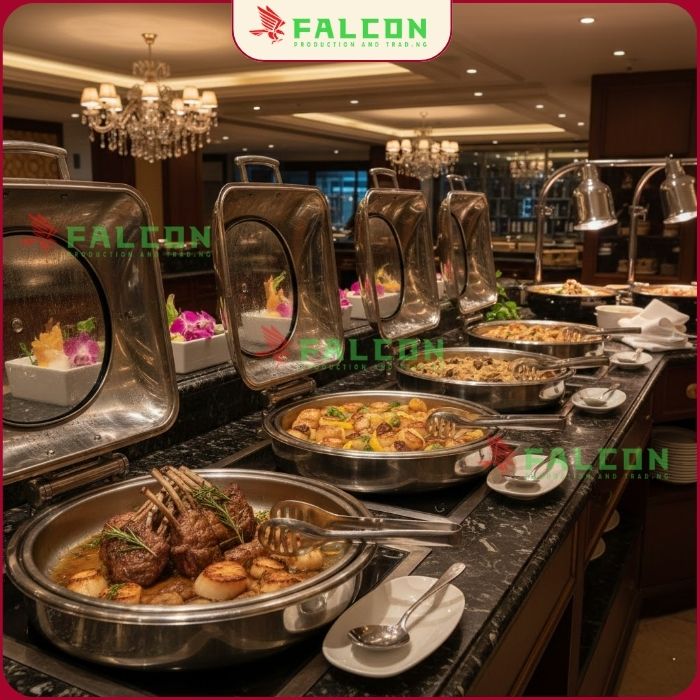 Muỗng phụ vụ thức ăn cao cấp