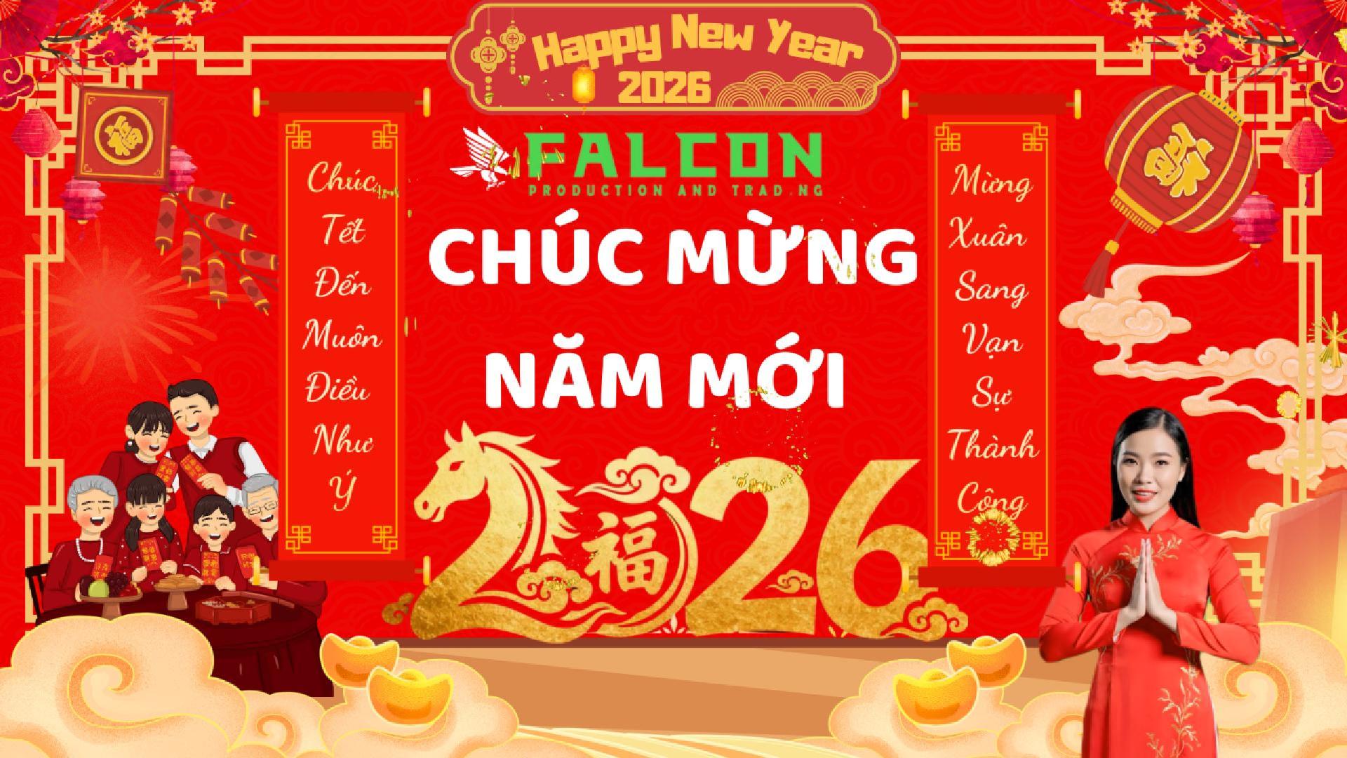 video chúc tết của công ty Falcon