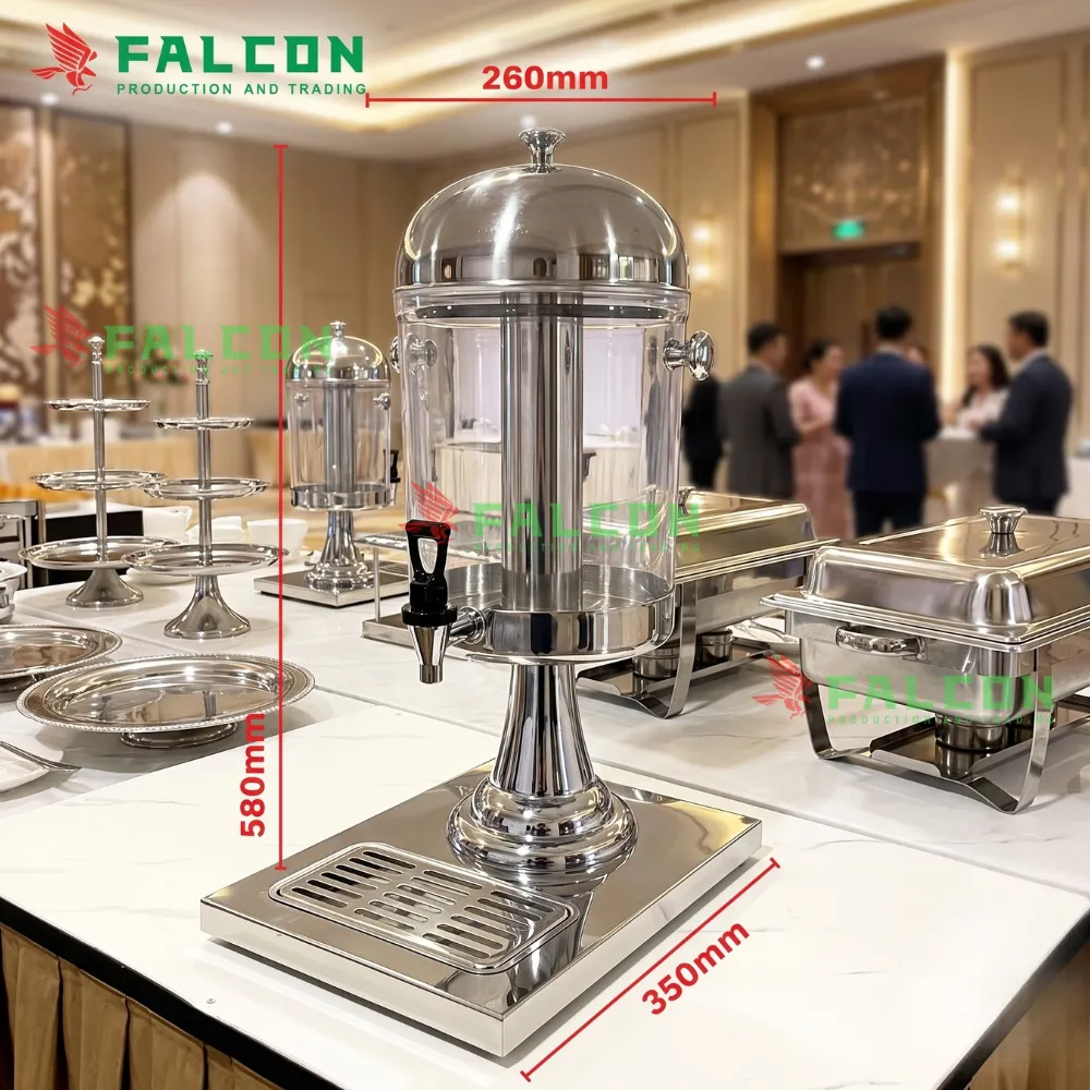 bình đựng nước hoa quả buffet