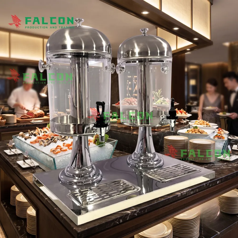 Bình đựng nước 2 ngăn buffet